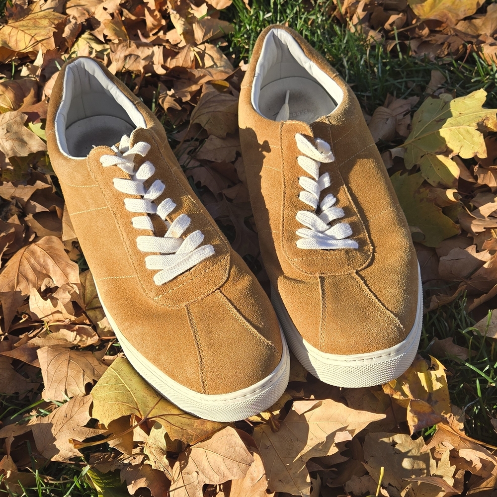 Greats Men's Tan Suede Sneakers
